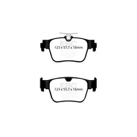EBC DP22438 Audi Cupra Skoda VW Greenstuff Rear Brake Pads - TRW / Brembo Caliper