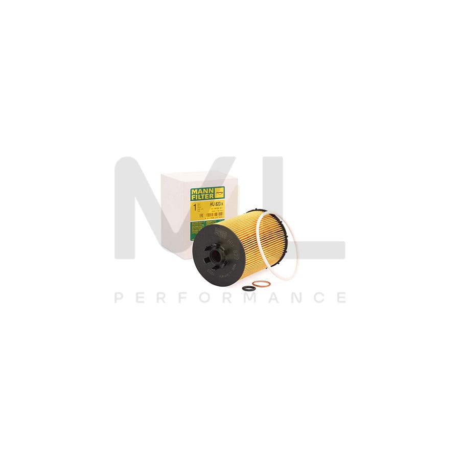 MANN-FILTER HU 823 x Oil Filter with seal, Filter Insert | Performance Parts DirectCar Parts