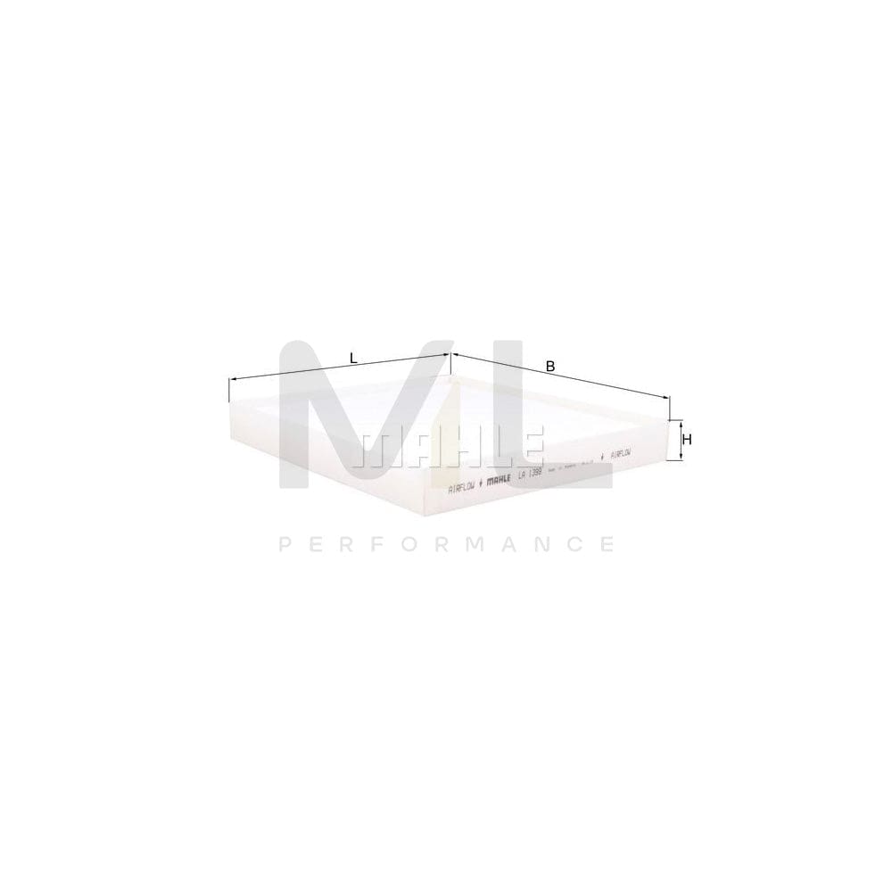 MAHLE ORIGINAL LA 1399 Pollen filter Particulate Filter | Performance Parts DirectCar Parts