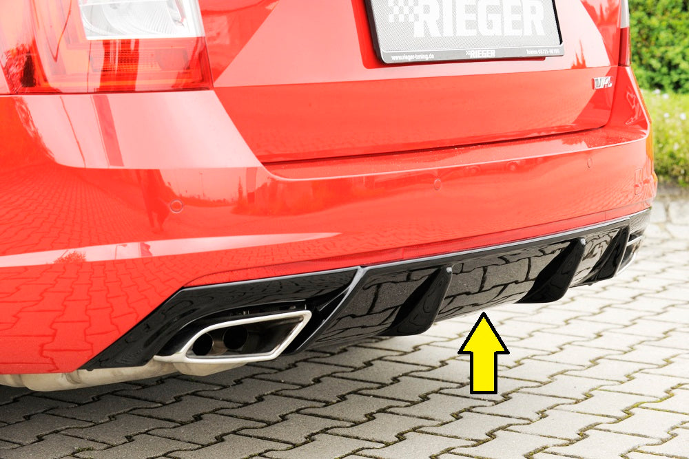 Rieger 00088087 Skoda 5E Octavia RS Rear Diffuser