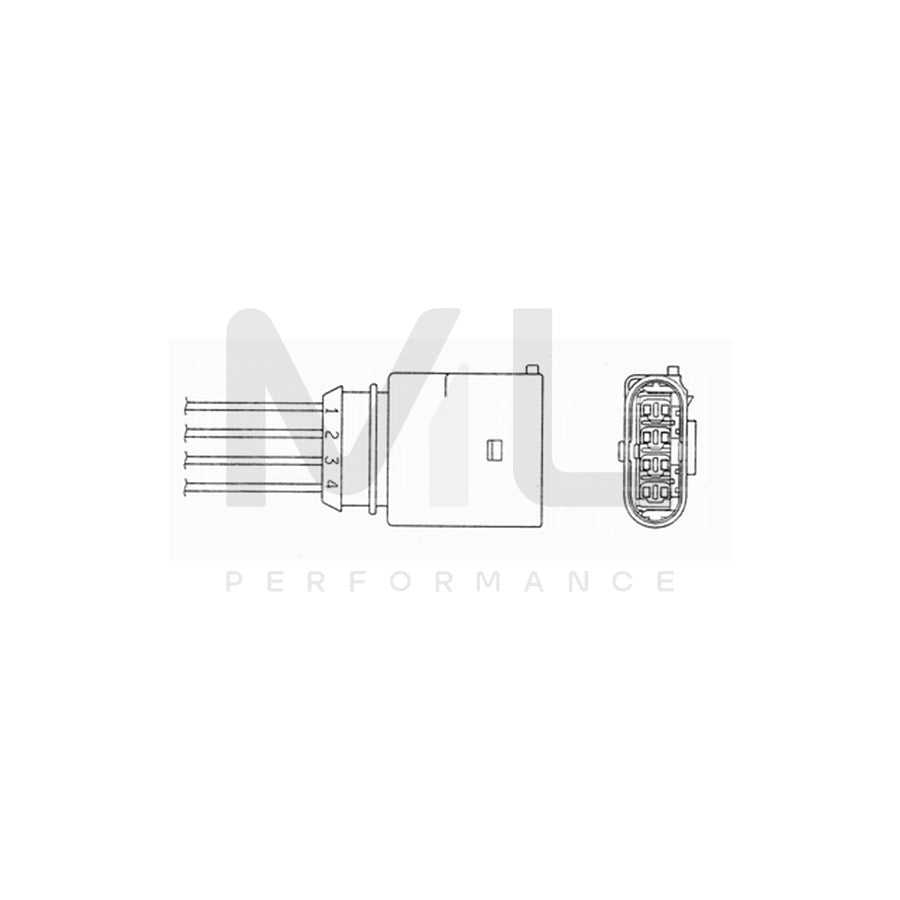 NTK Lambda Sensor / O2 Sensor (NGK 92428) - OZA806-EE9