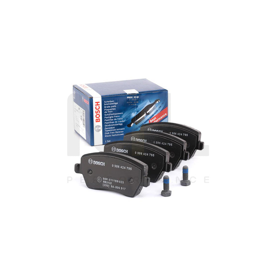 Bosch 0986424795 Brake Pad Set With Bolts/Screws BP2697 | Performance Parts Direct Car Parts
