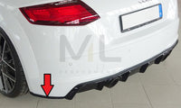 Rieger Audi 8J-FV 8S Left & Right Rear Side Splitters (TT & TTS)