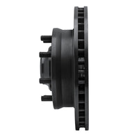 R1 Concepts R1 71-95 Chevrolet P20 Front Left Drilled & Slotted Black Brake Rotor