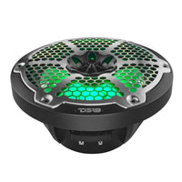 DS18 NXL-M Series Speaker w/ RGB LED Lights 8in 2-Way 125 Watts RMS 4 ohm Black