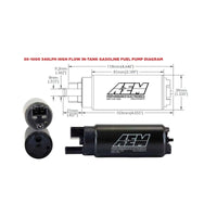 AEM 340LPH In Tank Fuel Pump Kit