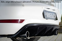 Rieger 00059524 VW Mk6 Golf GTI Rear Diffuser for Original Tailpipe Left & RIght -  Matte Black
