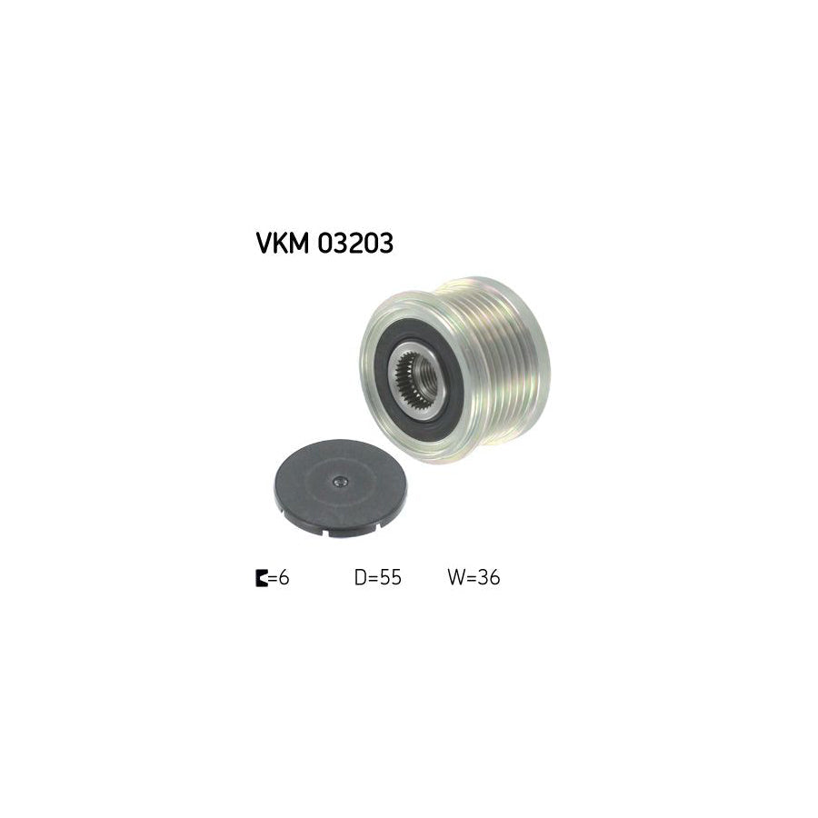 Skf Vkm 03203 Alternator Freewheel Clutch
