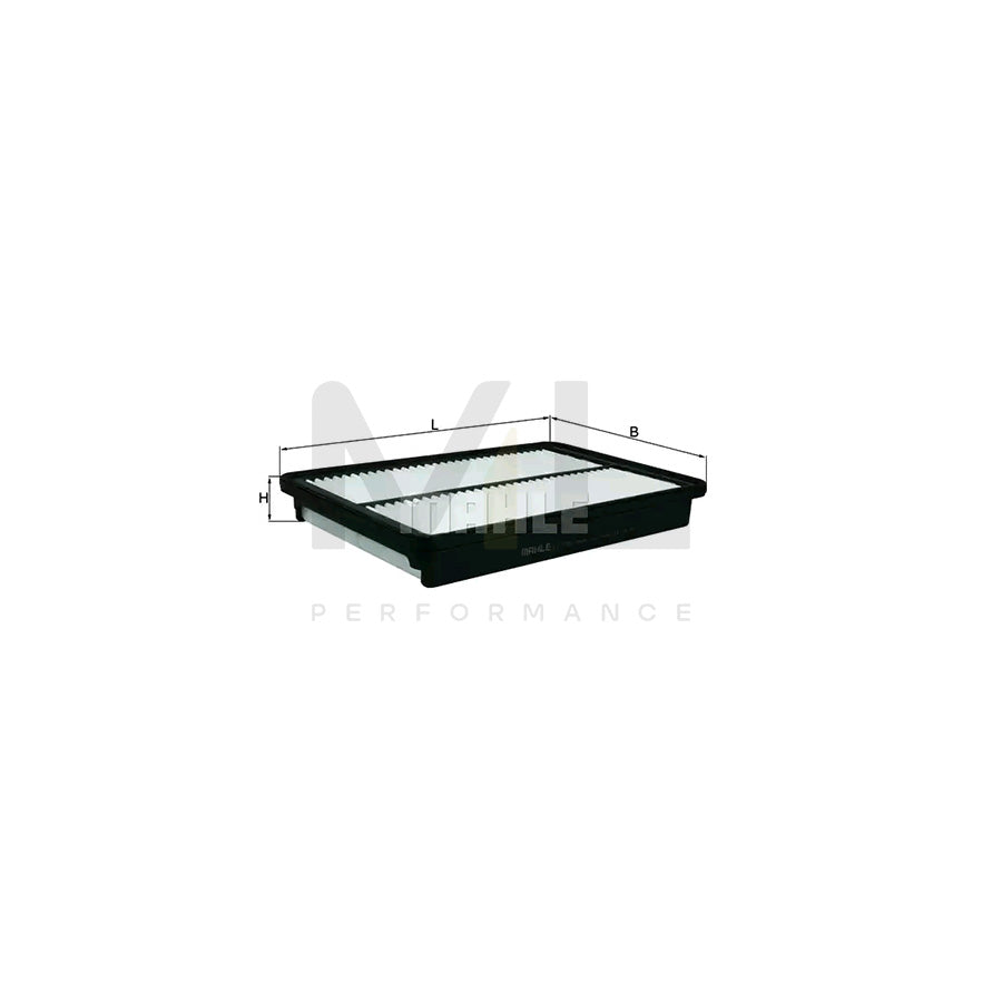 MAHLE ORIGINAL LX 3760 Air Filter Filter Insert | Performance Parts DirectCar Parts