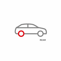 EBC PD03KR325 Honda Accord Yellowstuff Rear Brake Pad & Plain Disc Kit - Akebono Caliper
