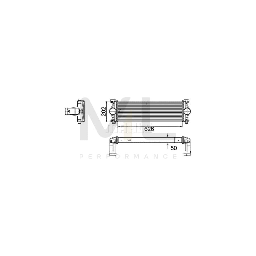 MAHLE ORIGINAL CI 254 000P Intercooler | Performance Parts DirectCar Parts