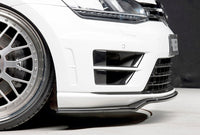 Rieger 00088091 VW Mk7 Mk7-Line Golf R Front Splitter - Glossy Black
