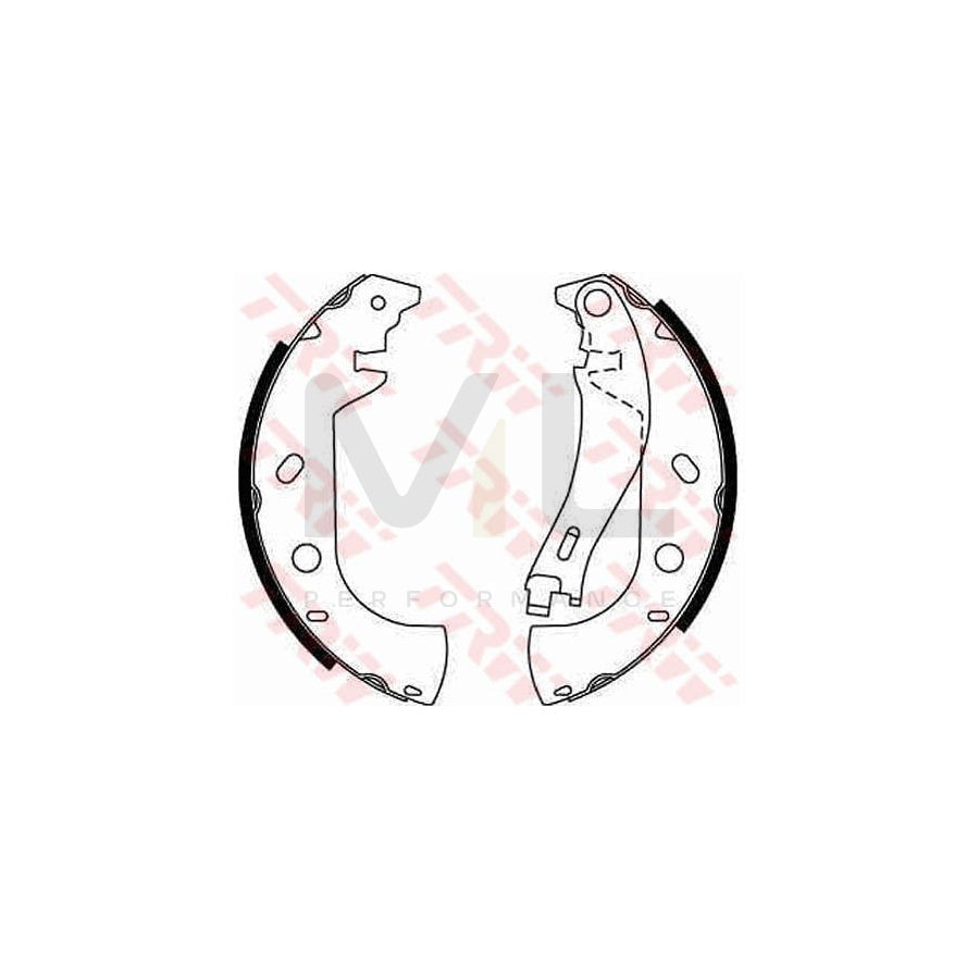 TRW GS8653 Brake Shoe Set | Performance Parts Direct Car Parts