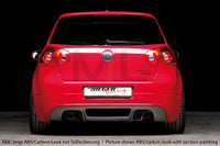 Rieger 00099728 VW Mk5 Golf Rear Diffuser for Twin Tailpipe Left & Right - Carbon-Look