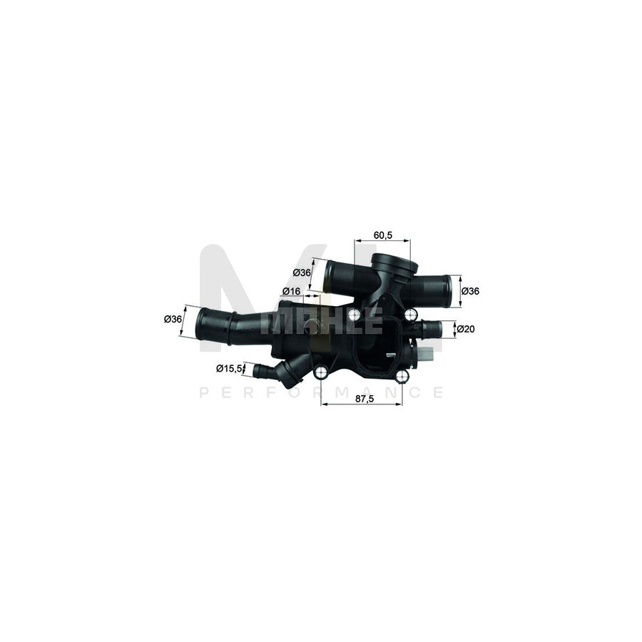 MAHLE ORIGINAL TH 44 83 Engine thermostat Opening Temperature: 83��C, with seal | Performance Parts DirectCar Parts