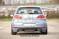 Rieger 00059508 VW Mk6 Golf Rear Diffuser for Tailpipe Left -  Matte Black