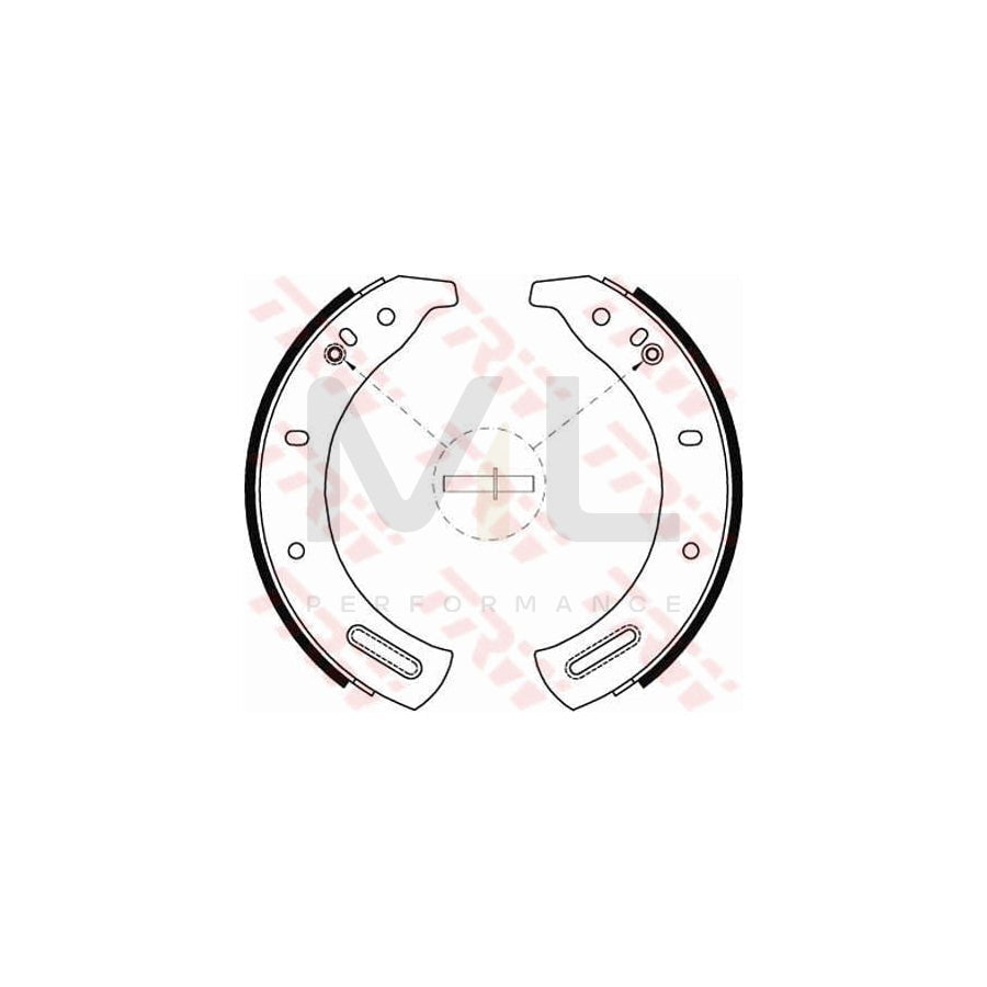 TRW GS6107 Brake Shoe Set | Performance Parts Direct Car Parts