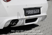 Rieger 00099856 BMW Z4 E85 Rear Diffuser for Original Twin Tailpipe Left - Carbon-Look