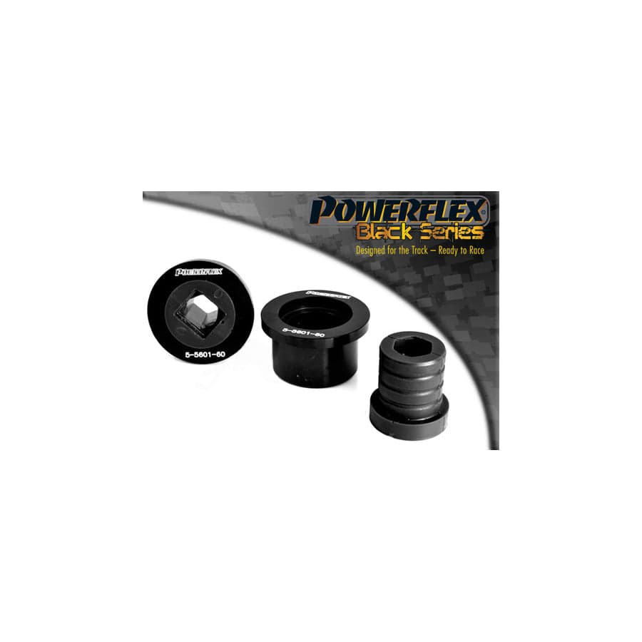 Powerflex PFF5-5601-60BLK BMW E46 E85 E86 Front Wishbone Rear Bush, Aluminium Outer (Inc. Z4)
