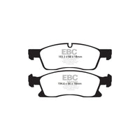 EBC PD11KF745 Dodge Jeep Greenstuff Front Brake Pad & GD Disc Kit - ATE Caliper (Inc. Durango & Grand Cherokee)