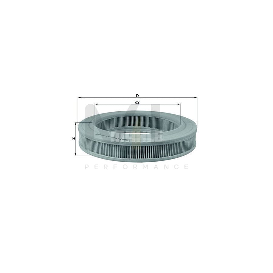 MAHLE ORIGINAL LX 431 Air Filter Filter Insert | Performance Parts DirectCar Parts