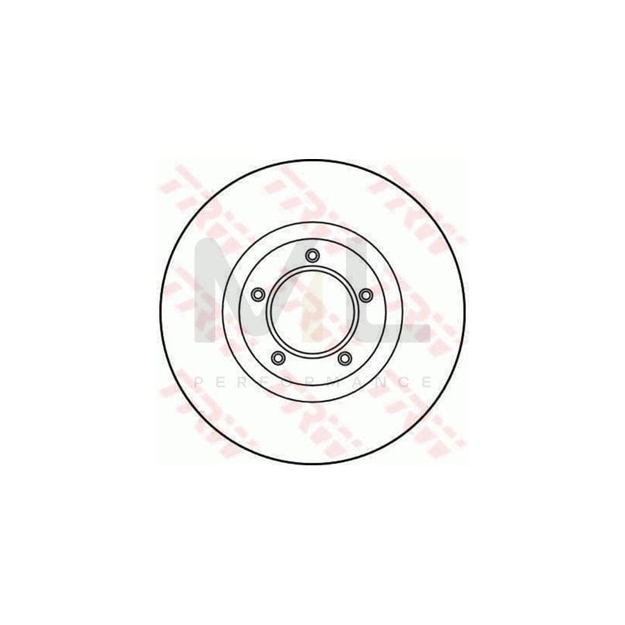 TRW DF1640 Brake Disc Solid | Performance Parts Direct Car Parts