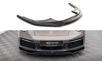 Maxton Design PO-911-992-CA-4S-FD1T+FD1RT Front Splitter Porsche 911 Carrera 4S 992 |
