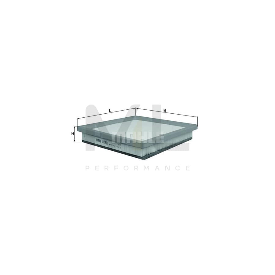 MAHLE ORIGINAL LX 3580 Air Filter Filter Insert | Performance Parts DirectCar Parts