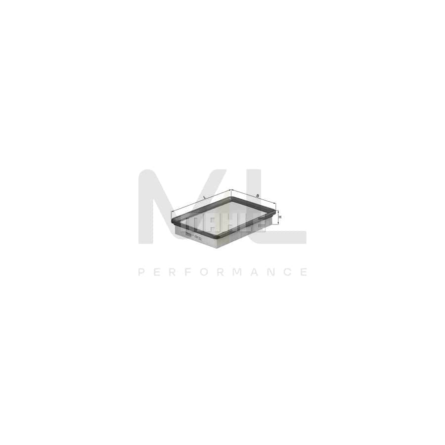MAHLE ORIGINAL LX 1030 Air Filter Filter Insert | Performance Parts DirectCar Parts