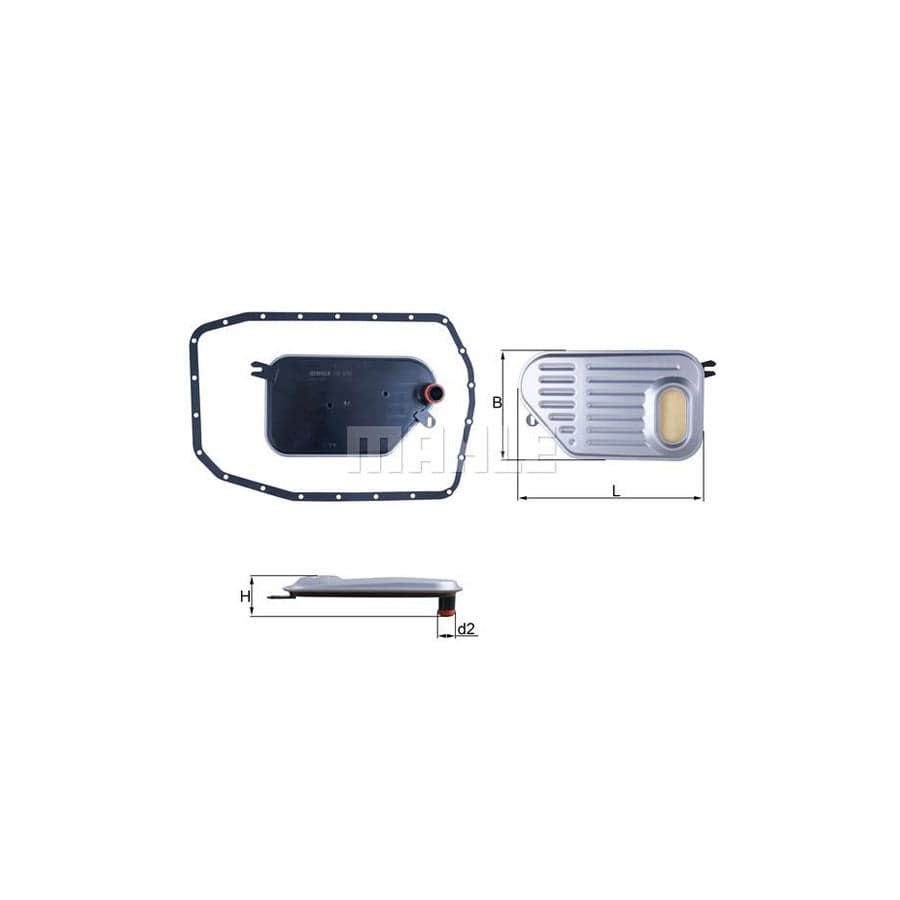 Mahle Original Hx 239D Hydraulic Filter, Automatic Transmission | Performance Parts Direct Car Parts