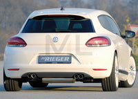 Rieger 00014107 VW 13 Mk3 Scirocco Rear Diffuser for Twin Tailpipe Left & Right -  Matte Black