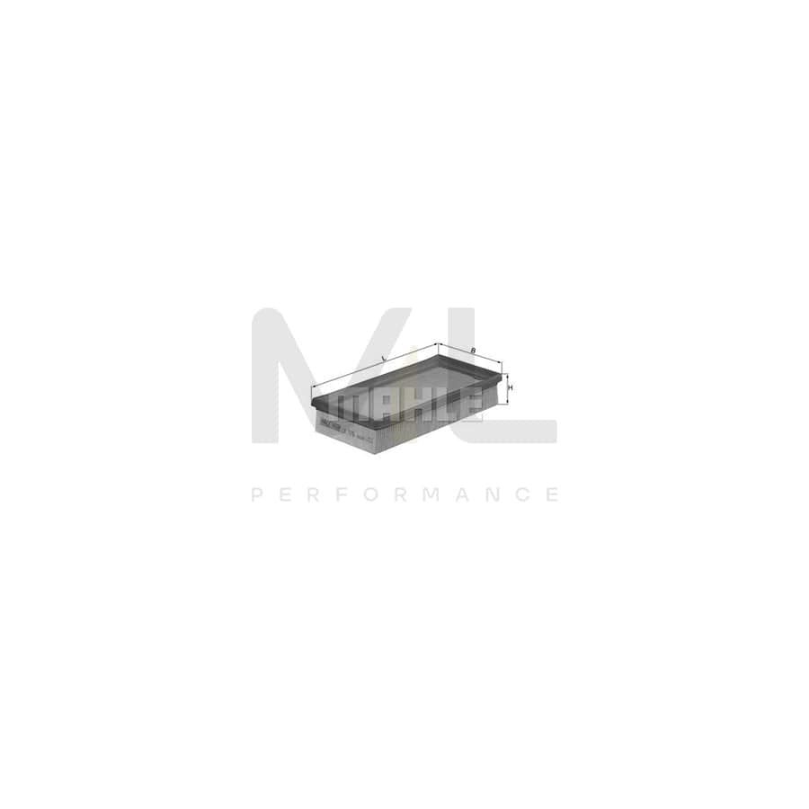 MAHLE ORIGINAL LX 1576 Air Filter Filter Insert | Performance Parts DirectCar Parts