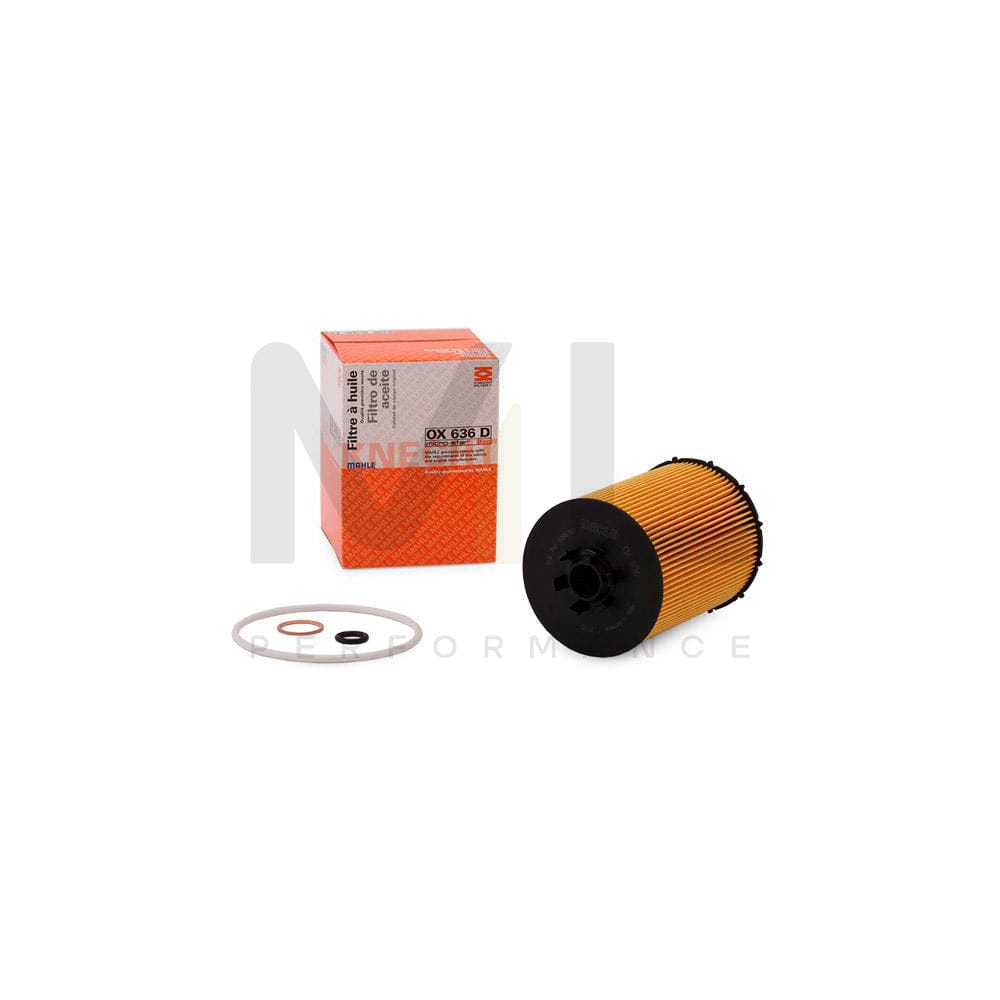 MAHLE ORIGINAL OX 636D Oil Filter Filter Insert | Performance Parts DirectCar Parts