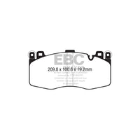 EBC BMW F85 F86 Bluestuff NDX Trackday Front Brake Pads (X5 M & X6 M) (Pair)