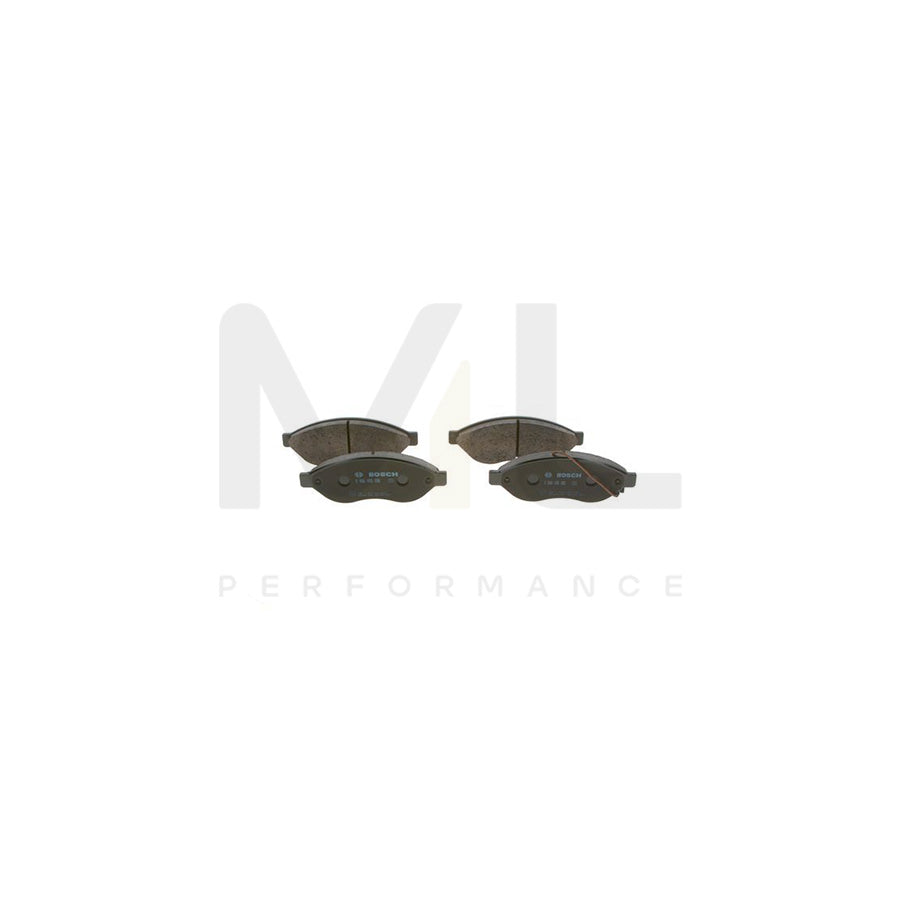 Bosch 0986495096 Brake Pad Set Incl. Wear Warning Contact, With Mounting Manual BP1550 | Performance Parts Direct Car Parts