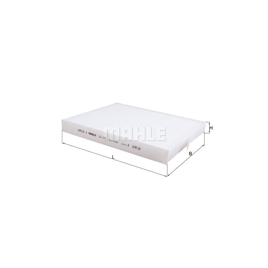 MAHLE Original LA1158 Pollen Filter | Performance Parts Direct Car Parts