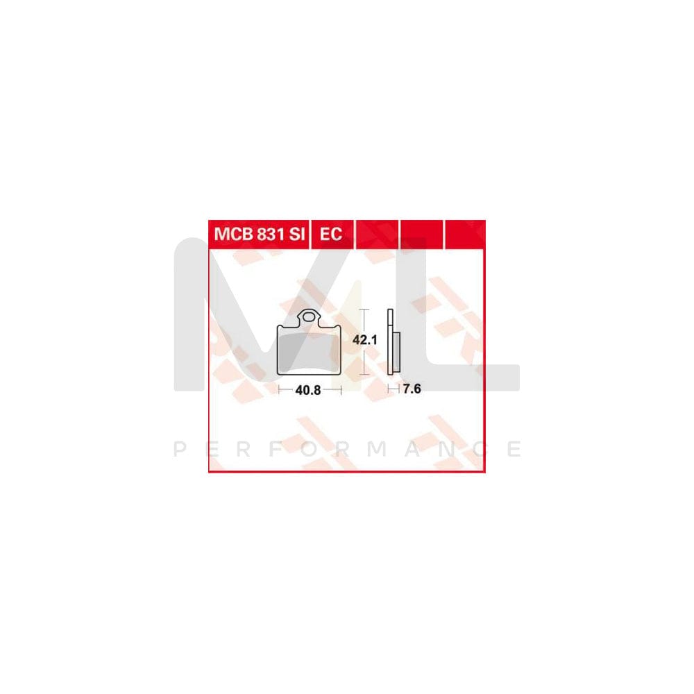 TRW Sinter Offroad Mcb831Si Brake Pad Set | Performance Parts Direct Car Parts