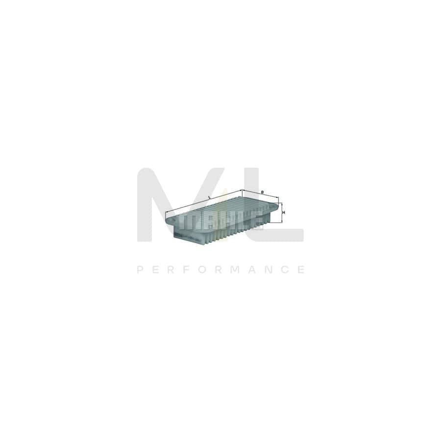 MAHLE ORIGINAL LX 1001 Air Filter Filter Insert | Performance Parts DirectCar Parts