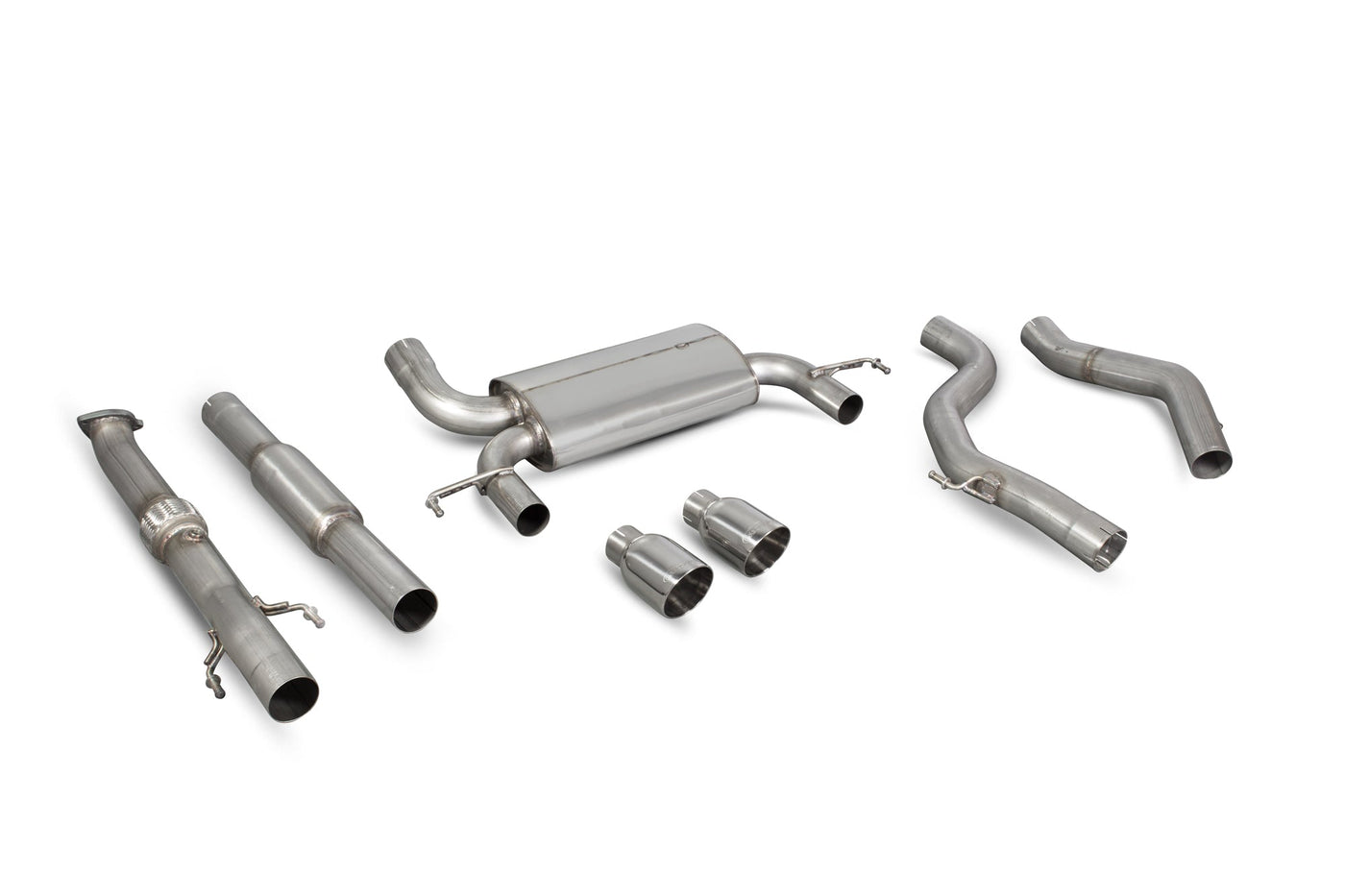 Scorpion SVX064 Vauxhall Corsa E VXR Resonated Cat-Back Exhaust System