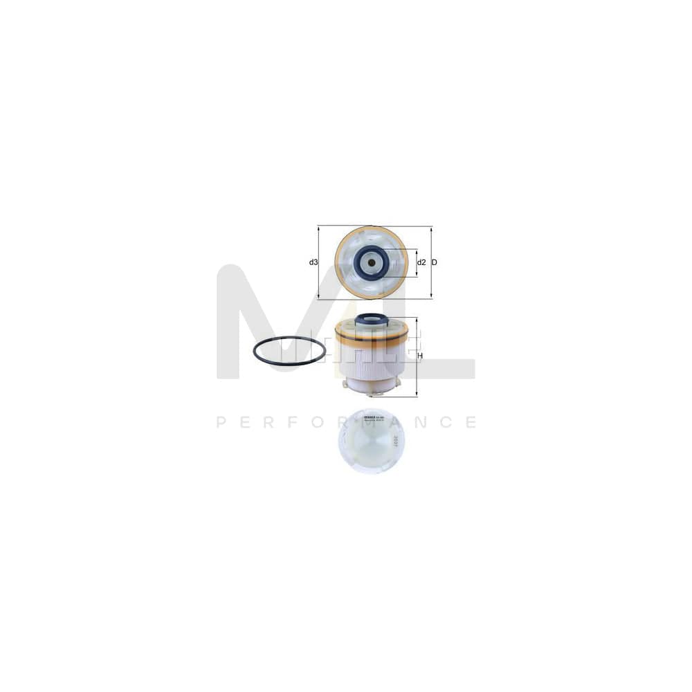 MAHLE ORIGINAL KX 586D Fuel filter Filter Insert | Performance Parts DirectCar Parts
