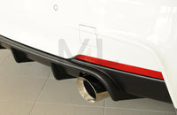 Rieger 00053467 BMW 3 Series F30 F31 Rear Diffuser for Original Tailpipe Left & RIght -  Matte Black