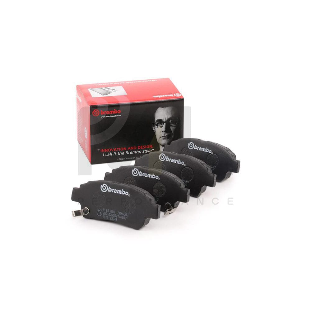 Brembo P 83 050 Brake Pad Set With Acoustic Wear Warning