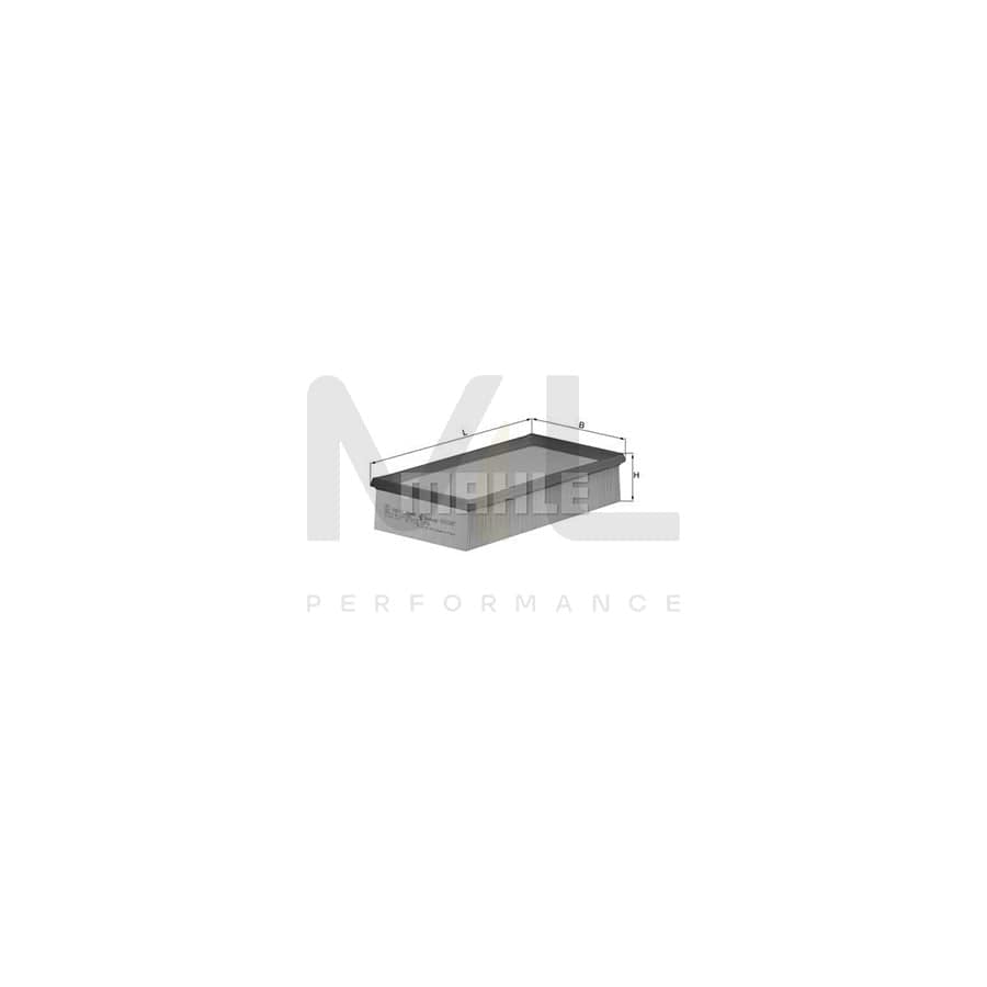 MAHLE ORIGINAL LX 738 Air Filter Filter Insert | Performance Parts DirectCar Parts