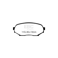 EBC PD11KF1060 Mazda MX5 Mk1 Greenstuff Front Brake Pad & GD Disc Kit - Sumitomo Caliper