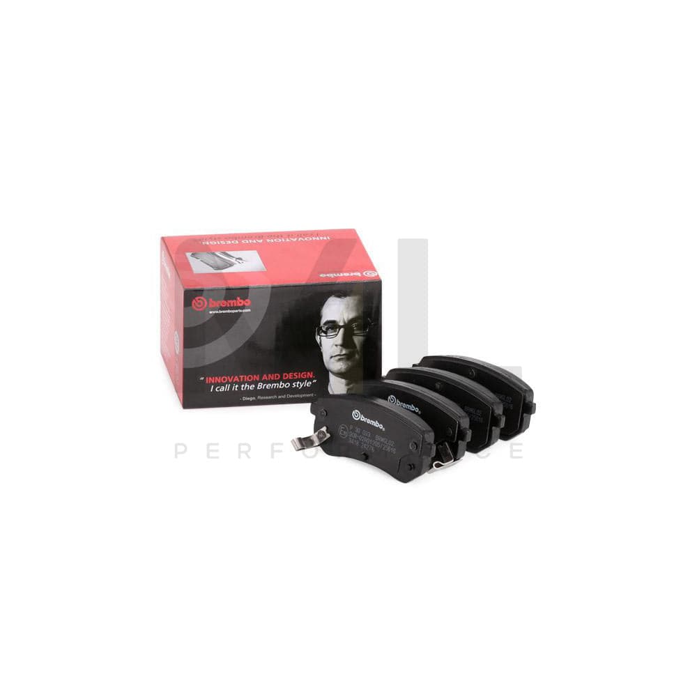 Brembo P 30 033 Brake Pad Set With Acoustic Wear Warning