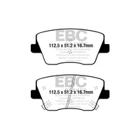 EBC PLK2007 Hyundai i-30 N Yellowstuff Pads and Brake Line Performance Pack