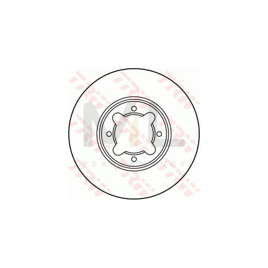 TRW DF1928 Brake Disc Vented | Performance Parts Direct Car Parts