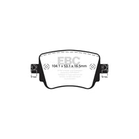 EBC PD12KR264 Skoda Octavia (5E) Redstuff Rear Brake Pad & GD Disc Kit - TRW Caliper