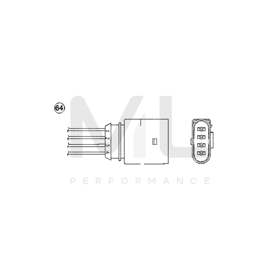 NTK Lambda Sensor / O2 Sensor (NGK 0435) - OZA510-V5