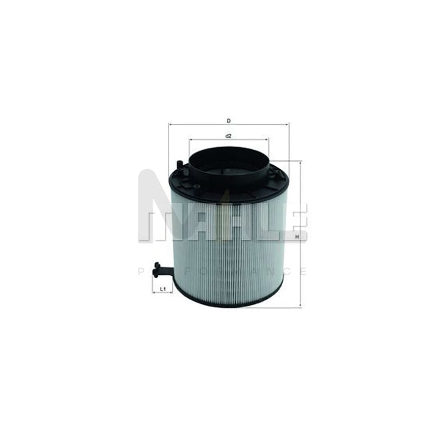 MAHLE ORIGINAL LX 2091D Air Filter Filter Insert | Performance Parts DirectCar Parts